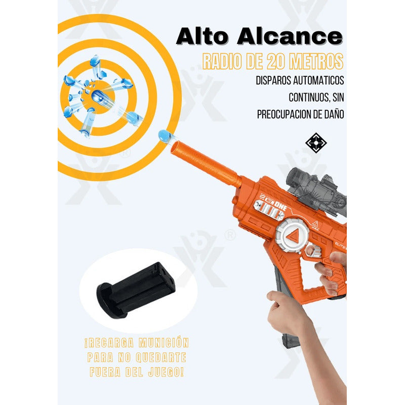 Pistola Automática de Hidrogel 3-En-1 y Lanza de Agua
